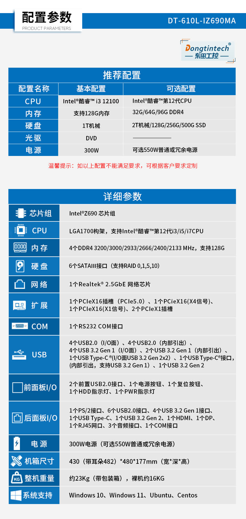 万泰平台酷睿12代工控机