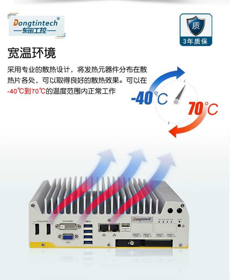 车载工控电脑,万泰平台无风扇工控机