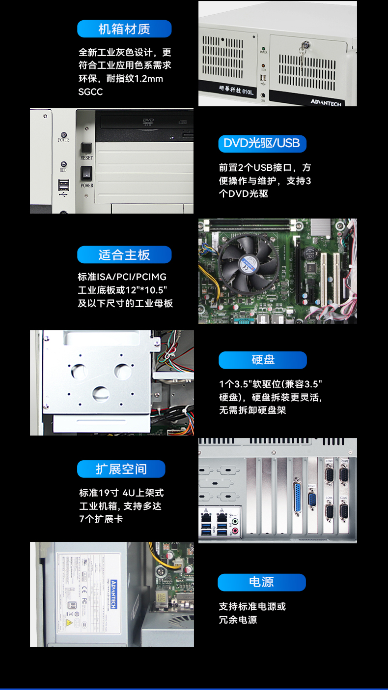 研华4U工控机,机器视觉工业电脑,IPC-610L-708G2.jpg