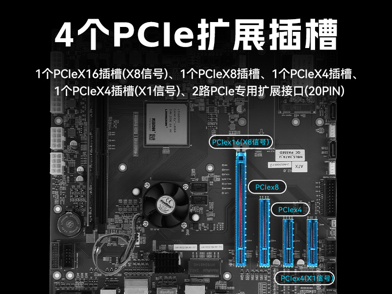 万泰平台国产龙芯工控机,3A6000四核八线程工业主机,wt-61025-N3A6KMB